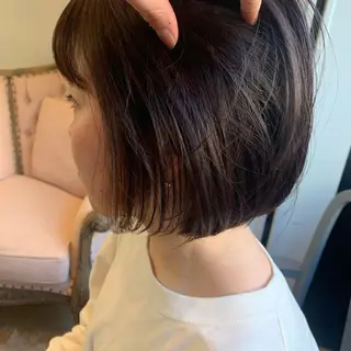 ショート カラー SAKINO. ベージュカラーのヘアスタイル