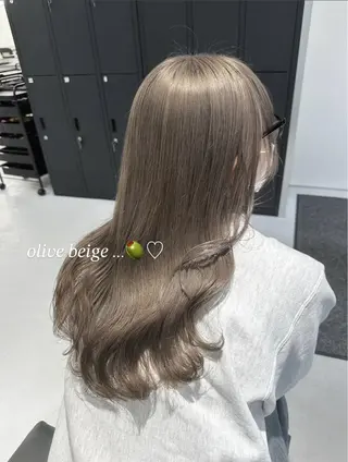 ロング カラーモデル募集中 /新潟万代/かこ🩵のヘアスタイル