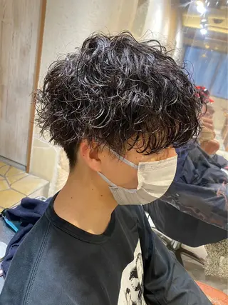 パーマ メンズ メンズモデル募集中✨ 永野大樹のヘアスタイル