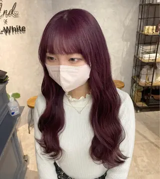 ロング Cielro/ダブル カラー/西田咲希のヘアスタイル