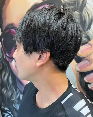 ミディアム カラー パーマ ヘアアレンジ メンズ キッズ ネイル マツエク・マツパ アイブロウ 久木原 ゆりのヘアスタイル