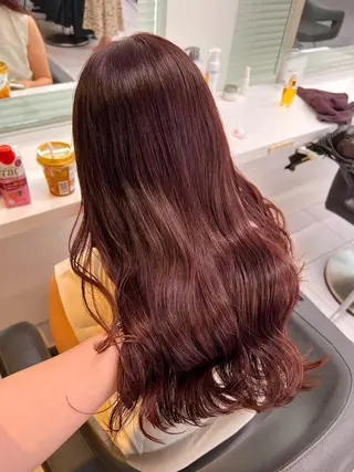 セミロング 💖札幌カラー 指名No.1💖玲奈のヘアスタイル
