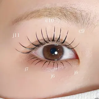 マツエク・マツパ 🍨 okabe mio 🍨のマツエク・マツパデザイン