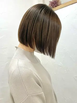 ショート 銀座No.1髪質改善 縮毛矯正/本木のヘアスタイル