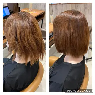 ミディアム 角田 雅行のヘアスタイル