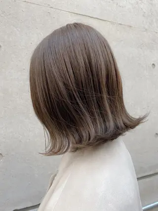 ミディアム カラー 【透明感、艶髪】西村 有司のヘアスタイル