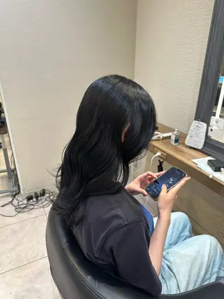 カラー パーマ×レイヤー| カラー カホ🪩🤍のヘアスタイル