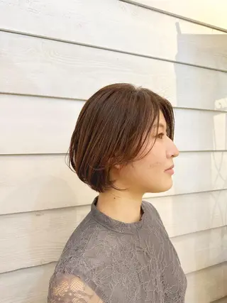 ショート カラー 👑銀座ショート/ 絶壁補正/金子涼👑のヘアスタイル