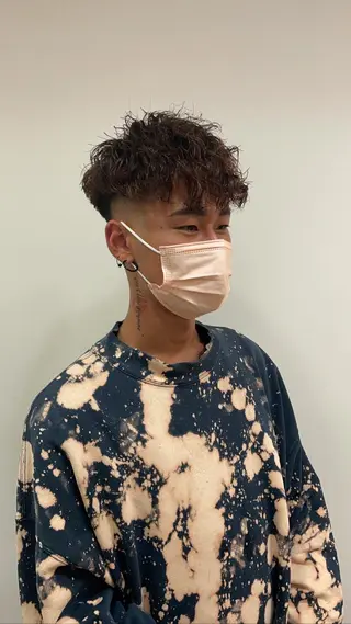 パーマ メンズ メンズパーマのプロ 川野翔太のヘアスタイル