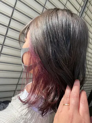 ショート カラー NINE+/代表 ブリーチ特化型サロンのヘアスタイル