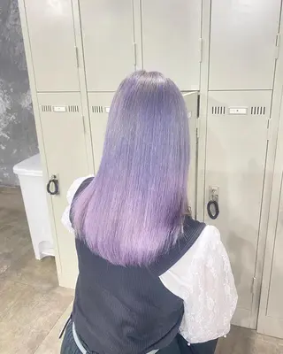 ロング カラー エフェクトブリーチ 🌟前澤啓太朗のヘアスタイル