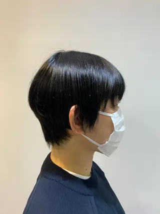ショート 大人かわいい×艶髪 🤍塩川のヘアスタイル