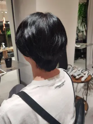 メンズ カラー RUA💜 ボブカット💜のヘアスタイル