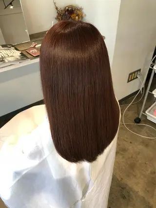 セミロング カラー パーマ ヘアアレンジ 韓国肌管理 ウプエステティックのエステ・リラクイメージ