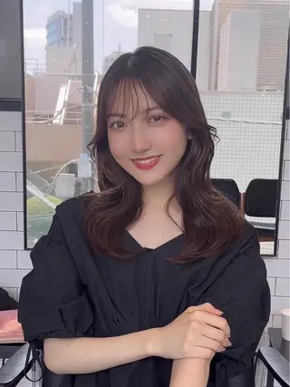 セミロング 🌫️大人韓国ヘア 🌫️naoyaのヘアスタイル