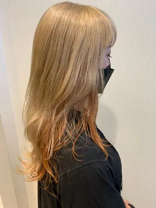 セミロング カラー 水戸内原🐜 メンズ郡司裕紀のヘアスタイル