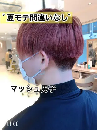 ショート カラー ヘアアレンジ メンズ メンズパーマ特化/ メッシュ/薫/店長のヘアスタイル