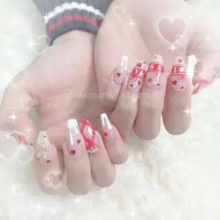 ネイル pourtoi 立川 manami⟡.·のネイルデザイン