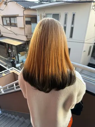 ロング カラー ブリーチ×縮毛矯正 💫だいちのヘアスタイル