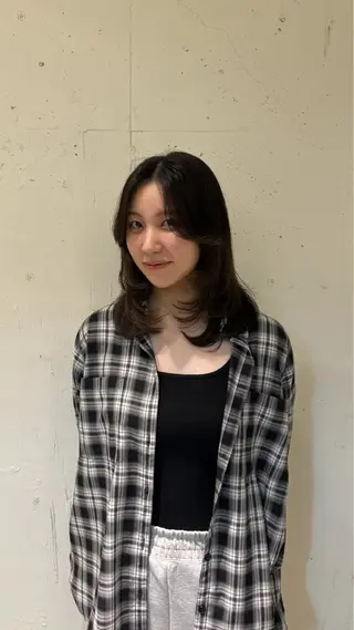 ミディアム キセキ/立川 /ラフ海外ガールのヘアスタイル
