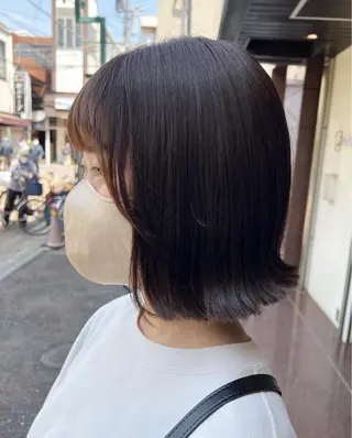 ショート ハイライト特化小澤 奈津美のヘアスタイル