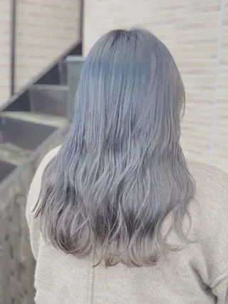 ロング メンズスタイル バレイヤージュ　齋藤のヘアスタイル