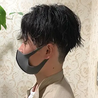 ショート パーマ メンズ メンズパーマ&メンズ 縮毛矯正/平野/渋谷のヘアスタイル