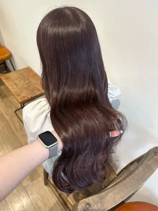 ロング カラー ヘアアレンジ Himawari♡ 柔らかいカラーのヘアスタイル