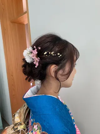 ヘアアレンジ 伊東 咲織のヘアスタイル