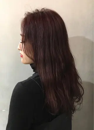 セミロング カラー hair  salon Zöld.所属・KAIBORI ASUKAのヘアスタイル