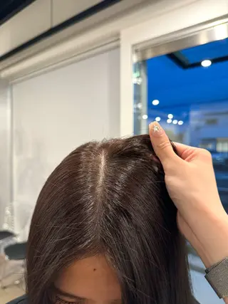 セミロング 山下 遼香のヘアスタイル