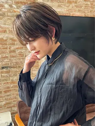 ショート 大人ショート特化/ カットモデル/表参道のヘアスタイル