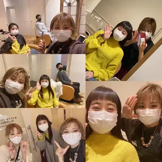 ショート カラー メンズ キッズ ✂︎ショート、ボブ、 レイヤー🩵YUMIのヘアスタイル
