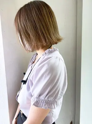 ショート カラー 髪質改善/艶髪 やまなかのヘアスタイル