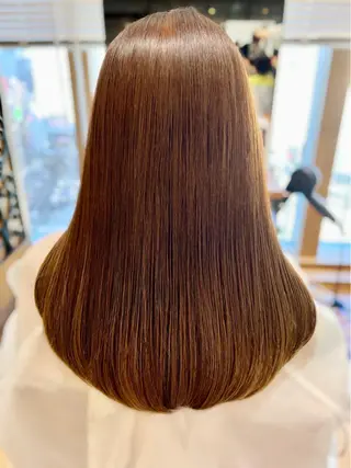 ロング カラー パーマ 美髪ヘッドスパ🫧 西山紗奈江💆‍♀️のヘアスタイル