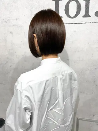 ショート カラー ボブ　ショート 特化 迫田紘史のヘアスタイル