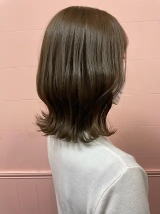 ミディアム カラー Ebihara Satomiのヘアスタイル