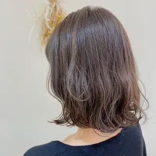 ミディアム カラー 【髪質改善】 梅田　聡のヘアスタイル
