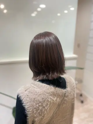 ミディアム ボブ/艶髪 soleilrukaのヘアスタイル