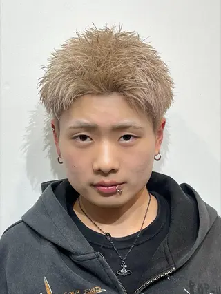 ショート カラー メンズ メンズ特化パーマ &カラー🔥小倉大和のヘアスタイル
