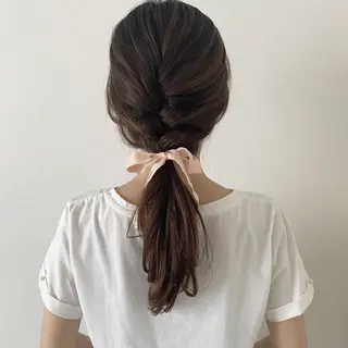 ヘアアレンジ くぎた とわのヘアスタイル