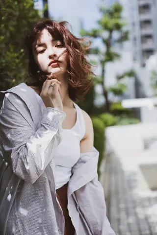 ミディアム chouchou 心斎橋のヘアスタイル