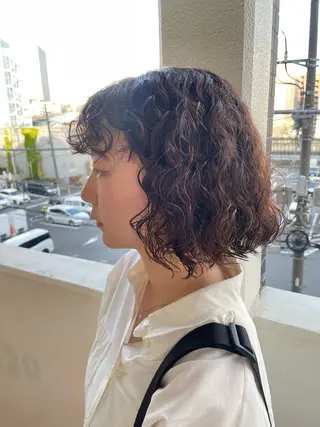 ミディアム パーマ 🎀レイヤー/パーマ カラー/ai🎀のヘアスタイル