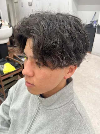 パーマ メンズ 🍐シャドウパーマ メンズ特化/守岡🍐のヘアスタイル