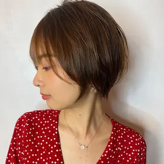 ショート 藤田 遼のヘアスタイル