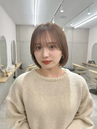 ミディアム SYUN/ 縮毛矯正/髪質改善のヘアスタイル