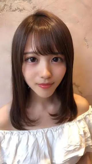 ミディアム 代表山口ひな 髪質改善のプロのヘアスタイル