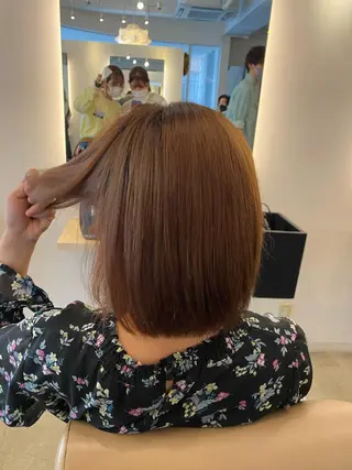 ミディアム カラー earth新宮 Jesikkaのヘアスタイル