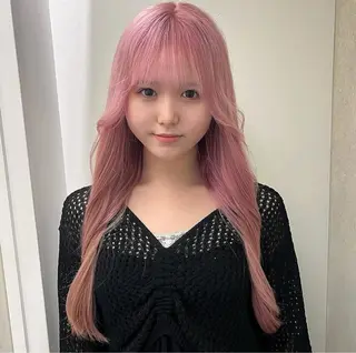 ロング カラー ガーリーネイル hiroka🩰🎀のネイルデザイン