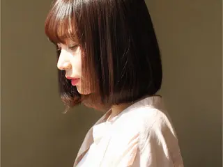 ミディアム 髪質改善 阿部のヘアスタイル